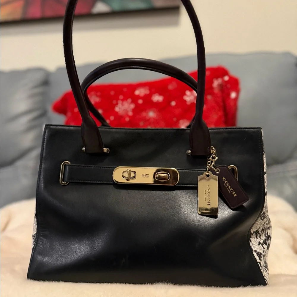 Coach swagger exotic python - Picture 1 of 10
